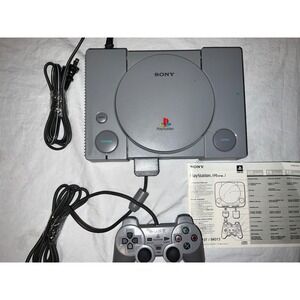 Sony PlayStation PS One Console with one Controller and manual  Working